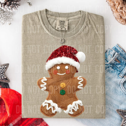 Gingerbread Yarn - DTF Transfer