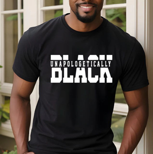 Black Unapologetically (Screen Print Transfer)