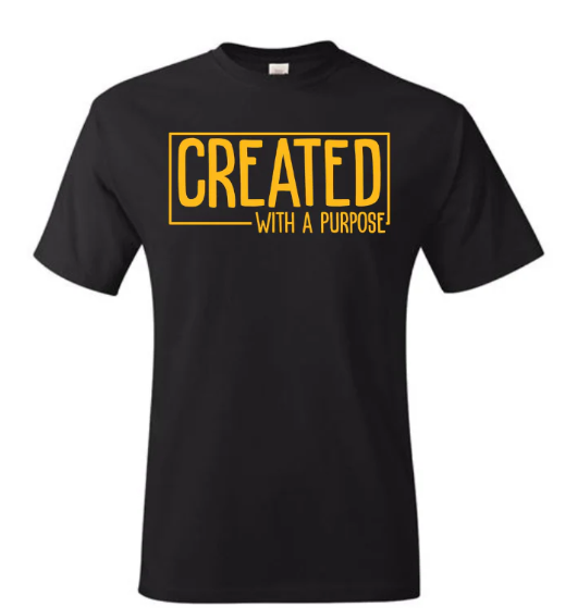 Created with a Purpose (Screen Print Transfer)