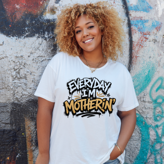 Everyday I’m Motherin PNG | Mom Life Design | Leopard Glam Mom | Funny Motherhood Quote | Trendy Mama Graphic | Instant Download for DTF & Sublimation