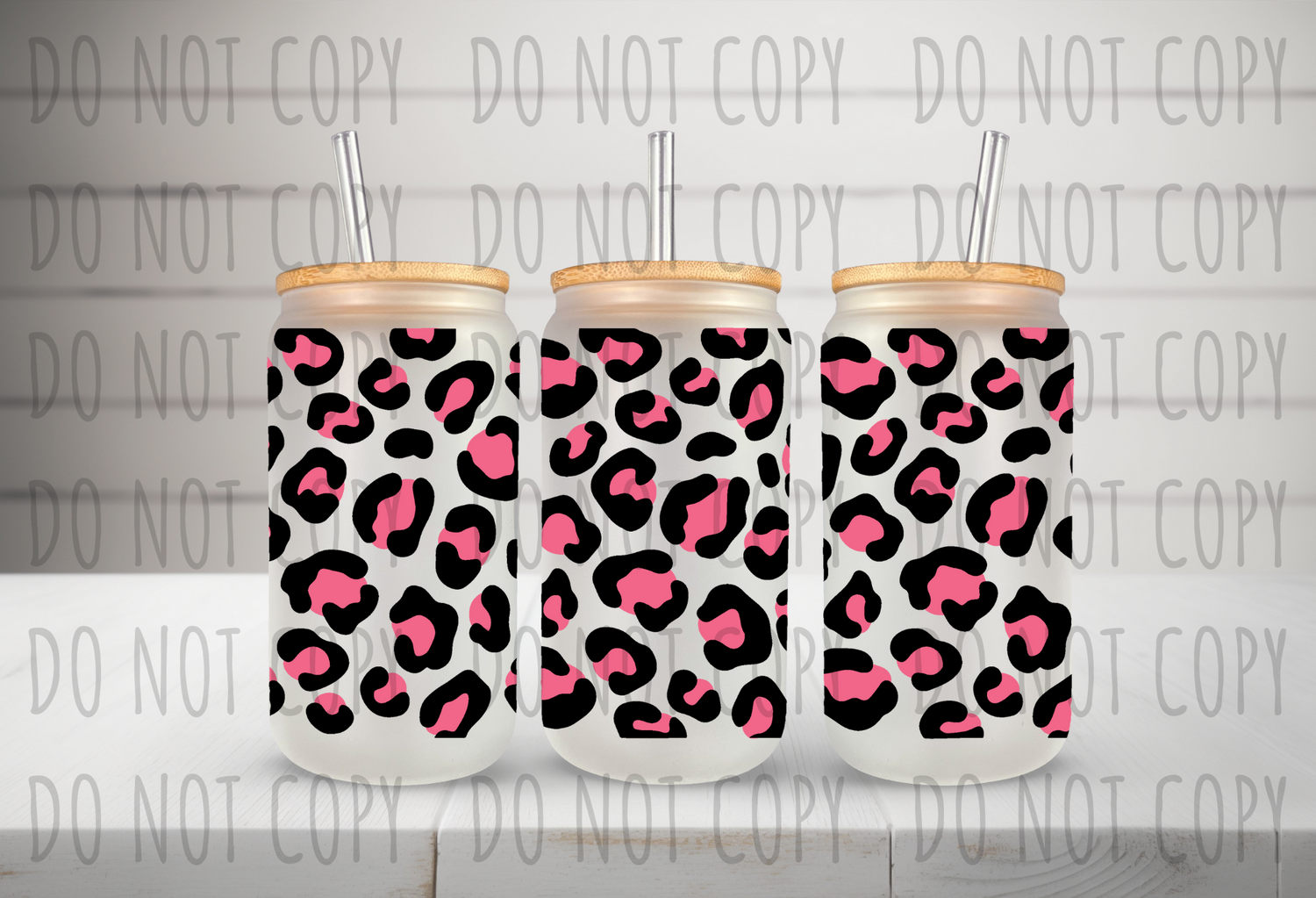 Libbey 16 oz Glass Can UV Wraps