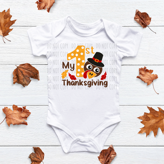 2024 My First Thanksgiving (Boy) DTF Transfer