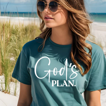 God's Plan. (Screen Print Transfer)