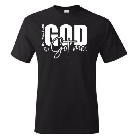 No Worries - God Got Me (Screen Print Transfer)