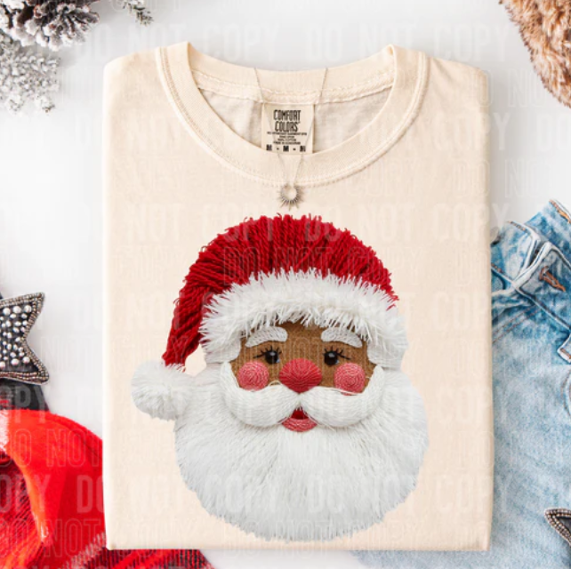 Santa Yarn Dark - DTF Transfer