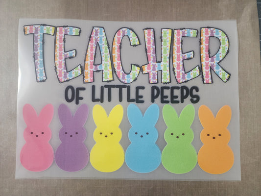 Teacher of Little Peeps (DTF Transfer)
